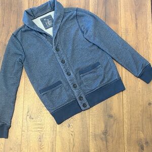 GAP - Men’s Cardigan Sweater - Blue, Size Medium